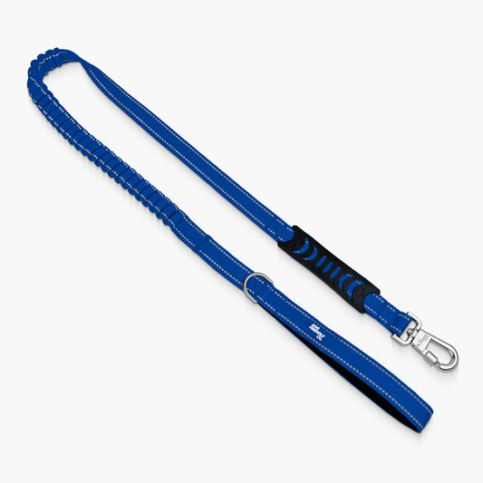 Bungee Dog Leash - Classic Blue