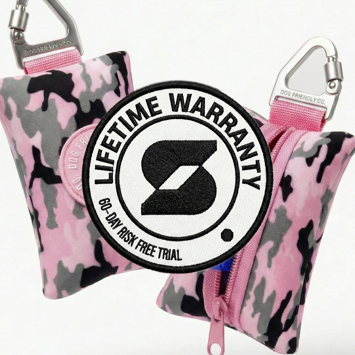 Collar Walk Set - Pink Camo