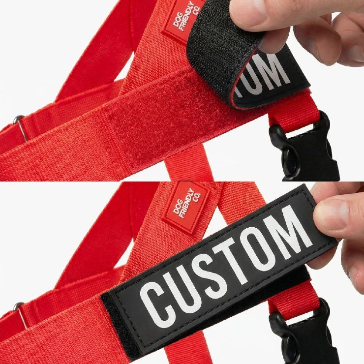 Personalised Dog Harness - Red