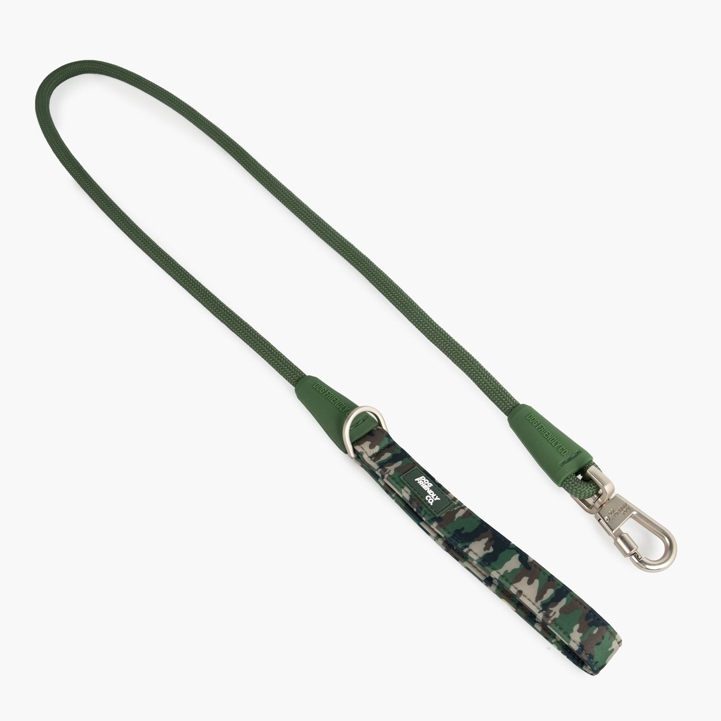Rope Dog Leash - Green Camo