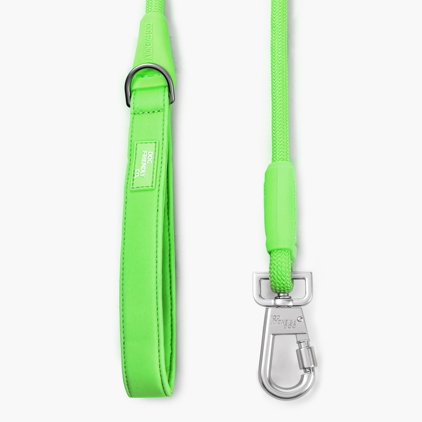 Rope Dog Leash - Neon Green