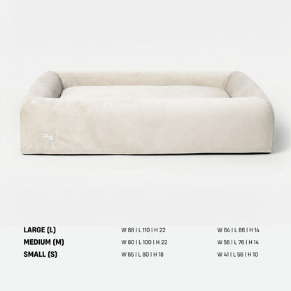 Premium Orthopedic Memory Foam Dog Bed - Beige (Small)