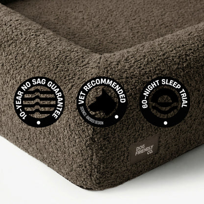 Dog Friendly Lifetime Warranty 60-Night Risk Free Trial.
