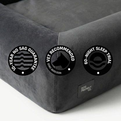 Dog Friendly Lifetime Warranty 60-Night Risk Free Trial.