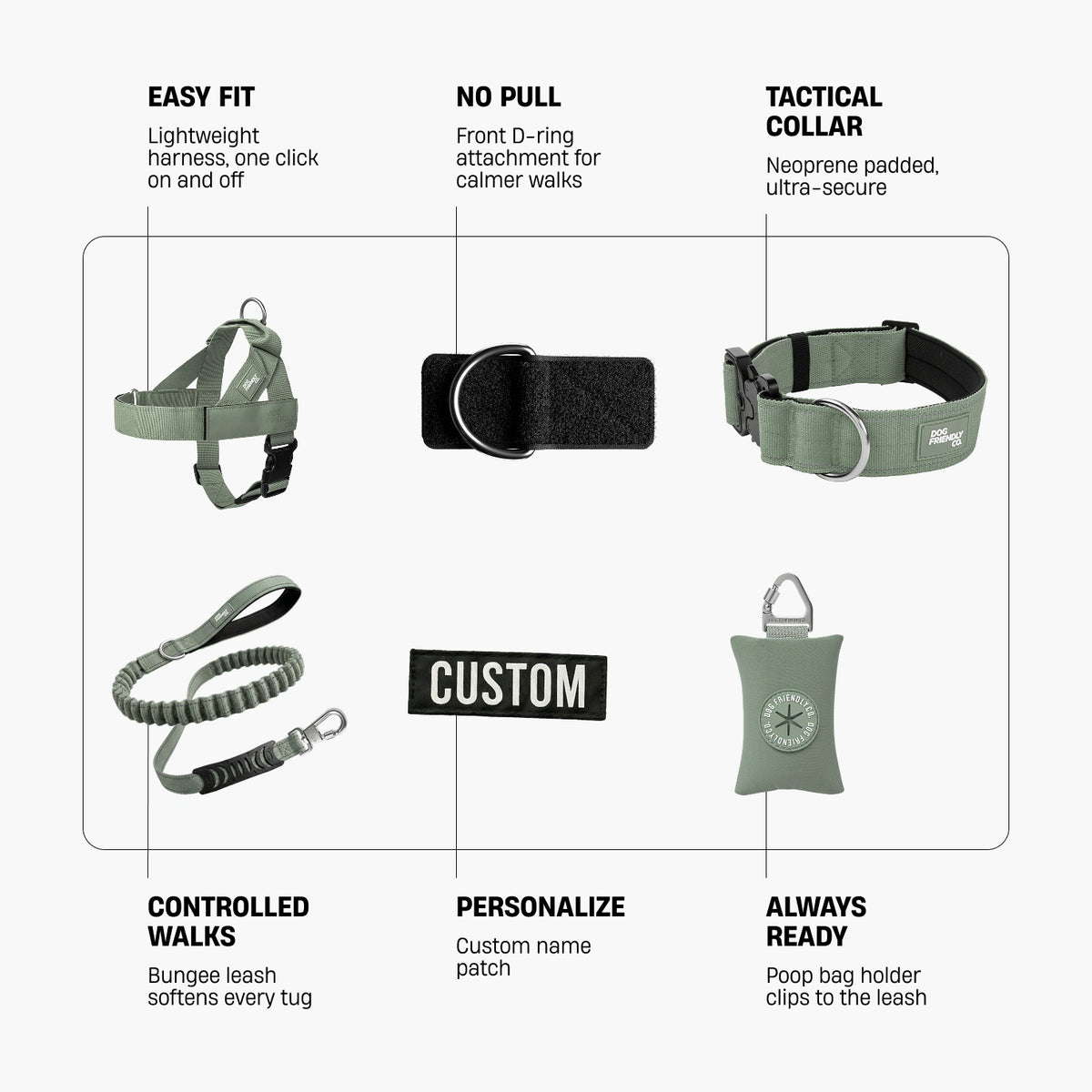 Ultimate No-Pull Bundle - Premium Khaki