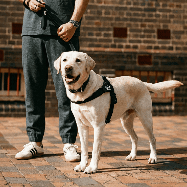Personalised Dog Harness - Black